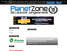 Tablet Screenshot of planetzone.nl